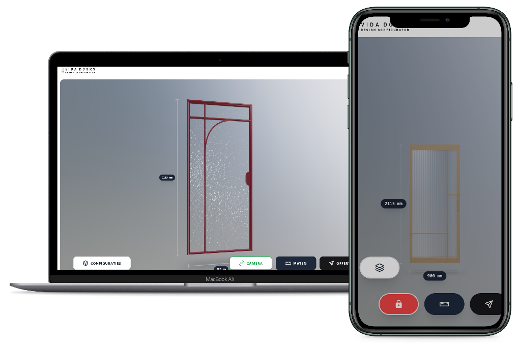 Ontwerp je stalen deur in de 3D-configurator