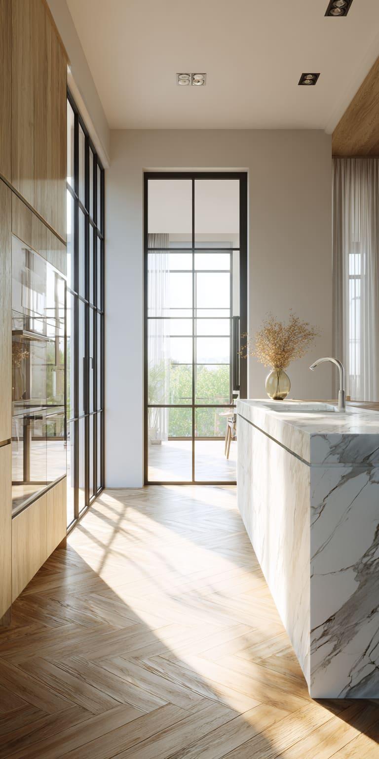 stalen-douchepaneel-op-maat-met-glas-zwarte-poedercoating-vida-doors-stucco-badkamer-aesop